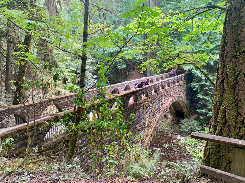old stone bridge over a stream