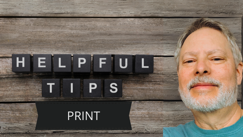 Outhouse Partner Bill Gelbaugh with print media tips