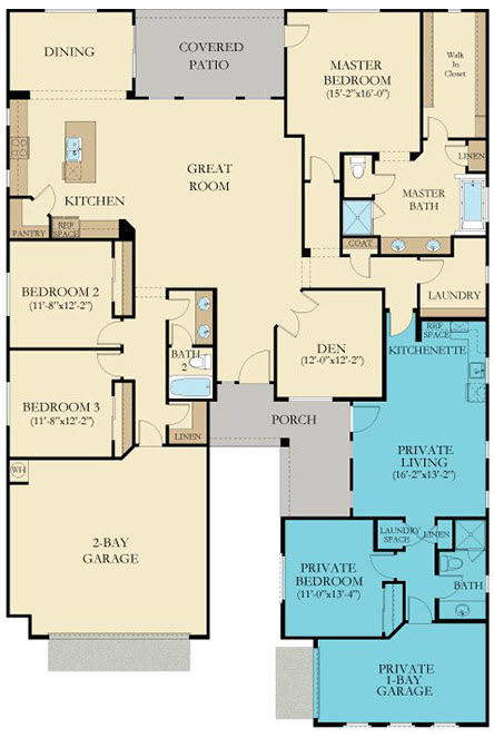 Lennar NextGen Floor Plan